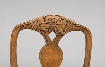 KARMSTOL, barockstil, 1800-/1900-tal.