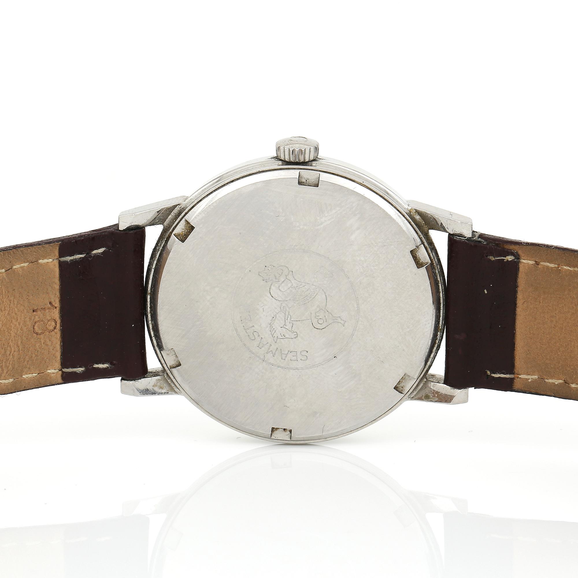 HERRARMBANDSUR, stål, Omega, Genéve, 1900-talets andra hälft.