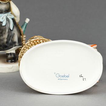 FIGURINER, 5 st, porslin, Goebel, Tyskland, 1900-tal.