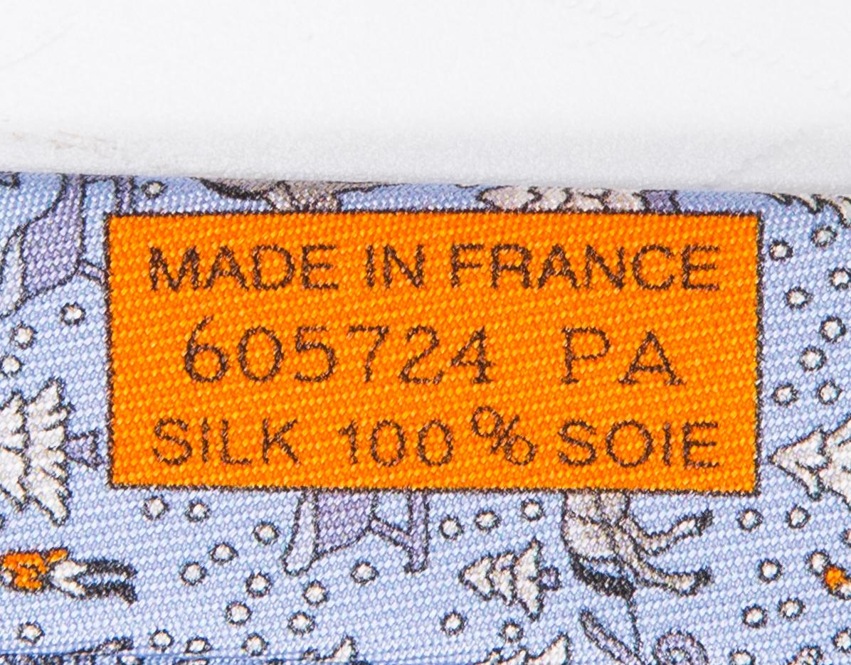HERMÈS Two Twill Silk Ties.