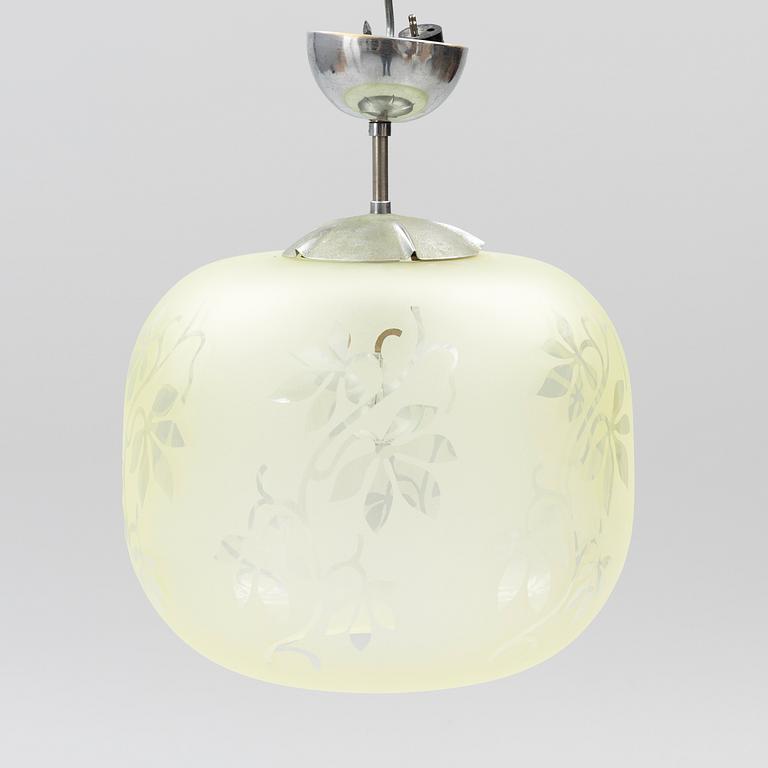 Ceiling lamp. Model A2905. Elektriska AB, Chr Bergh & Co/Cebe for Asea. 1940s.