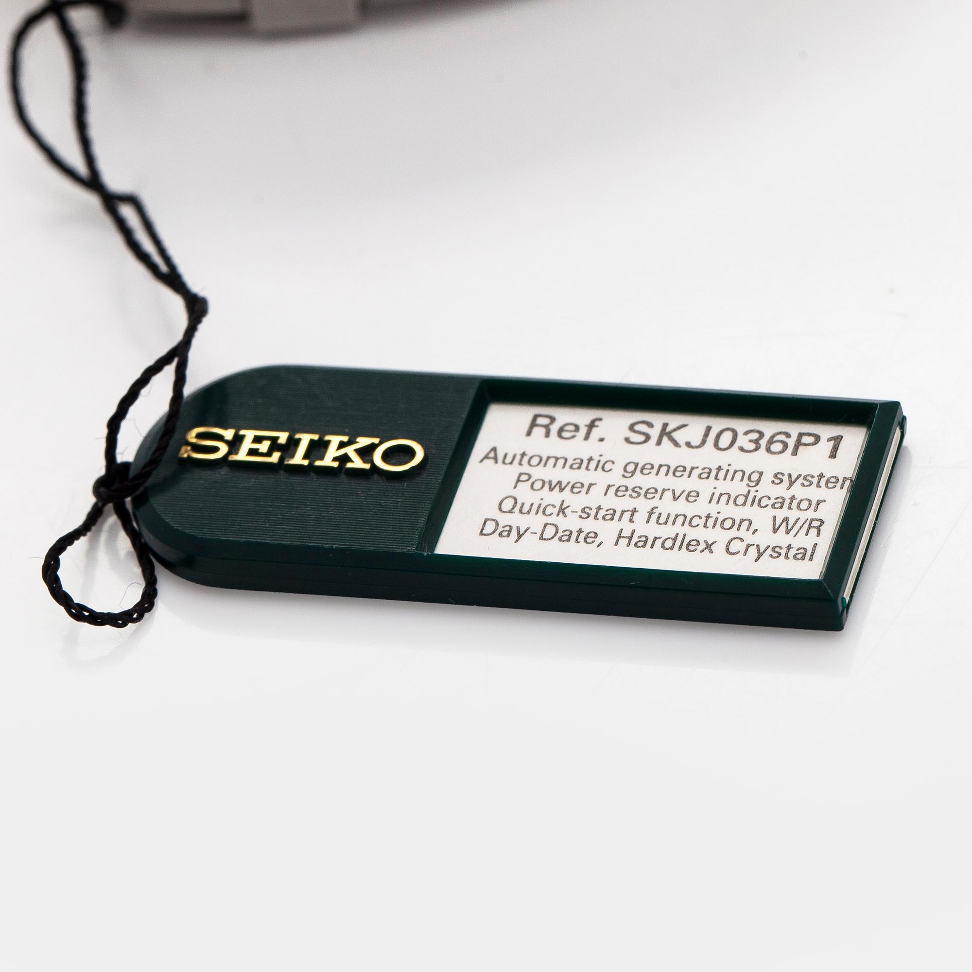Seiko Kinetic -rannekello, 40 mm.