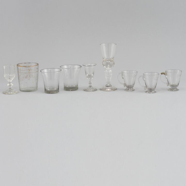 GLAS, 9 delar, 17/1800-tal.