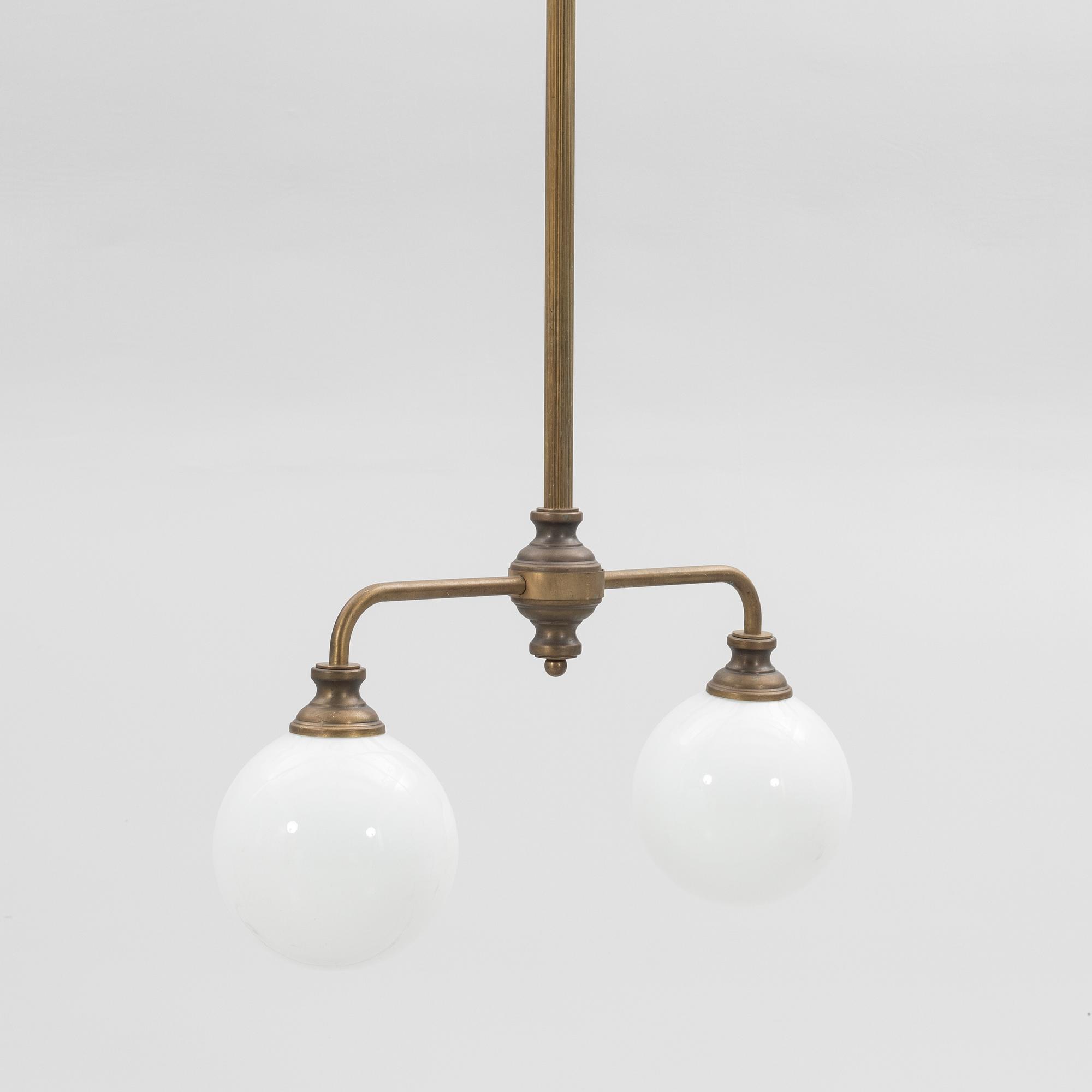 Ceiling lamp, Art Deco style, second half of the 20th century.