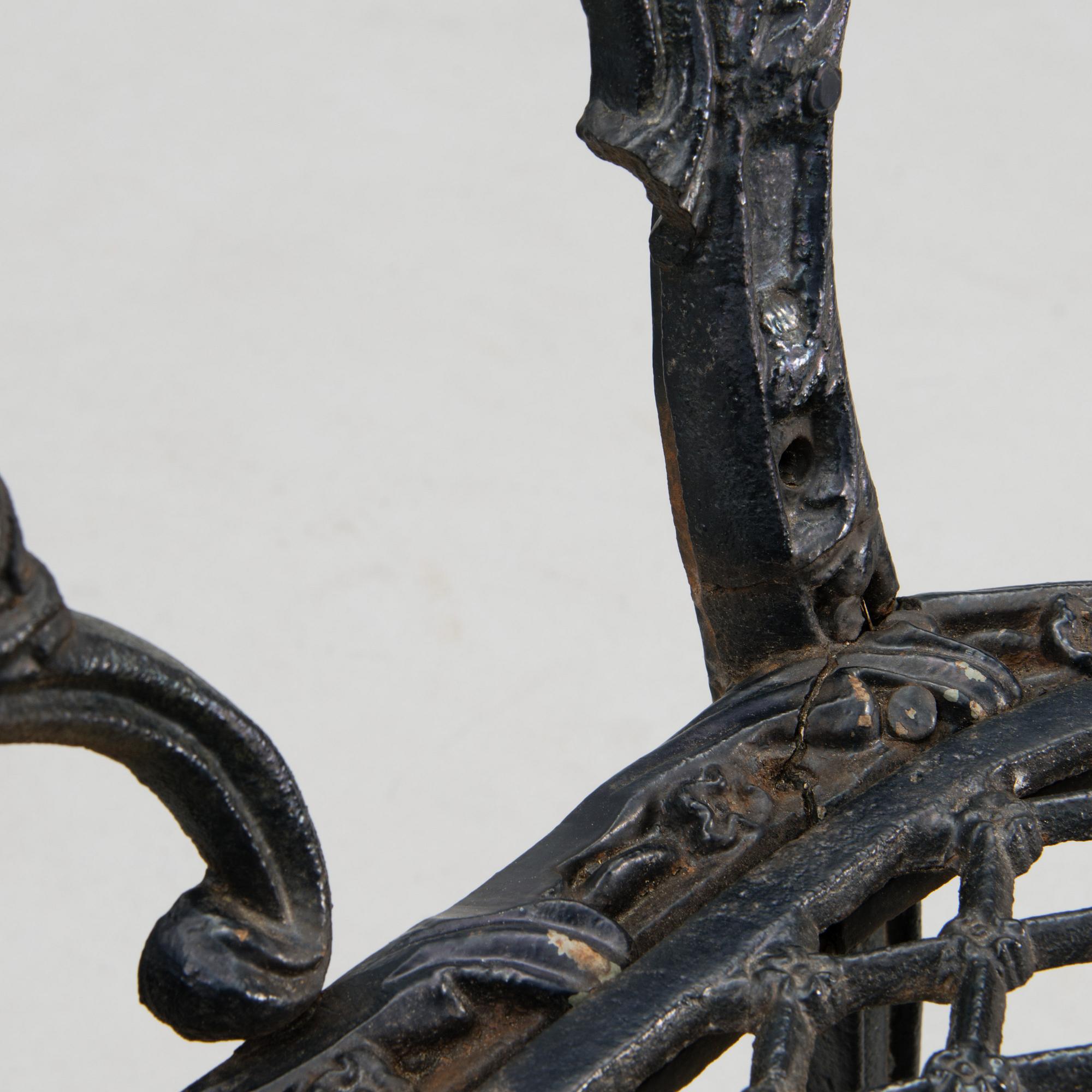 An early 20th century five piece garden suite for Porin Konepaja (Björneborgs Mekaniska Werkstad).