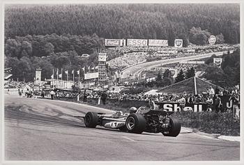 Kenneth Olausson, "Ronnie Peterson på Spa, 1970".