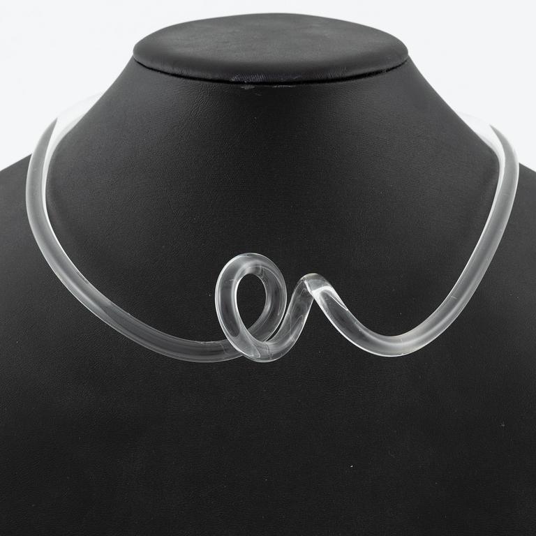 Siv Lagerström, necklace, three pieces, acrylic plastic.