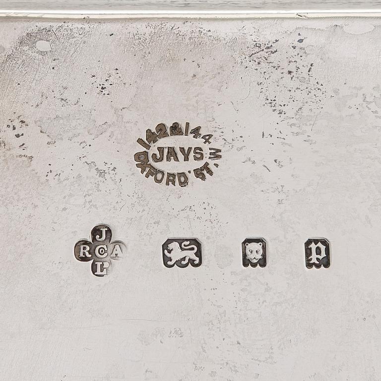 Salver, sterlingsilver, Jay, Richard Attenborough Co Ltd, London 1930.