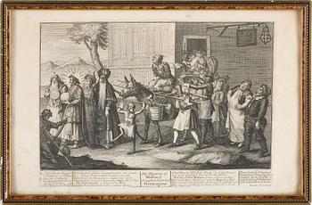William Hogarth · WILLAM HOGARTH, gravyr, 1700-tal.