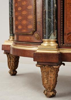 A Louis XVI-style 19th century commode.