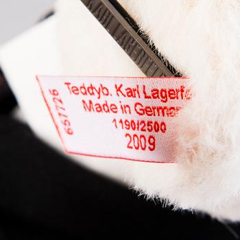 STEIFF / KARL LAGERFELD, NALLE, Limited edition, numrerad 1190/2500, Tyskland 2009.
