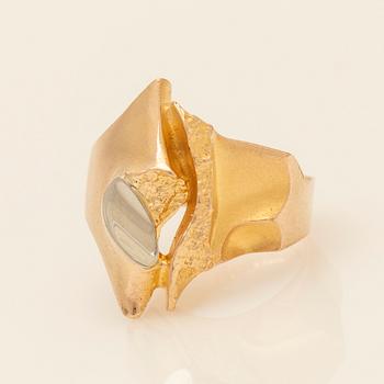 Björn Weckström, ring, "Geisir", 14K gold, Lapponia, Finland.