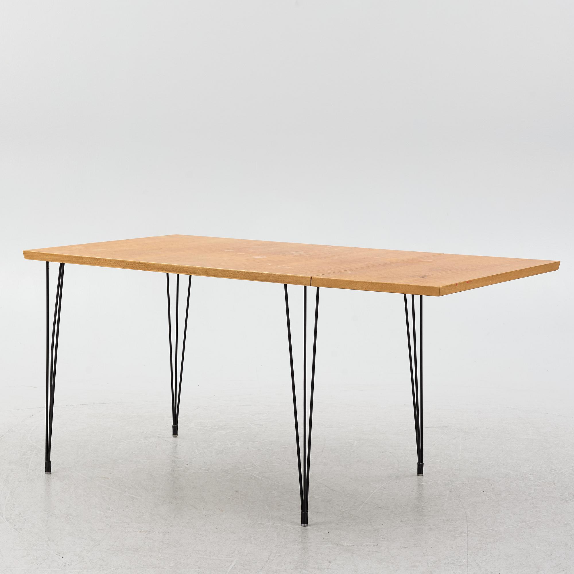 Dining table, mid-20th century.