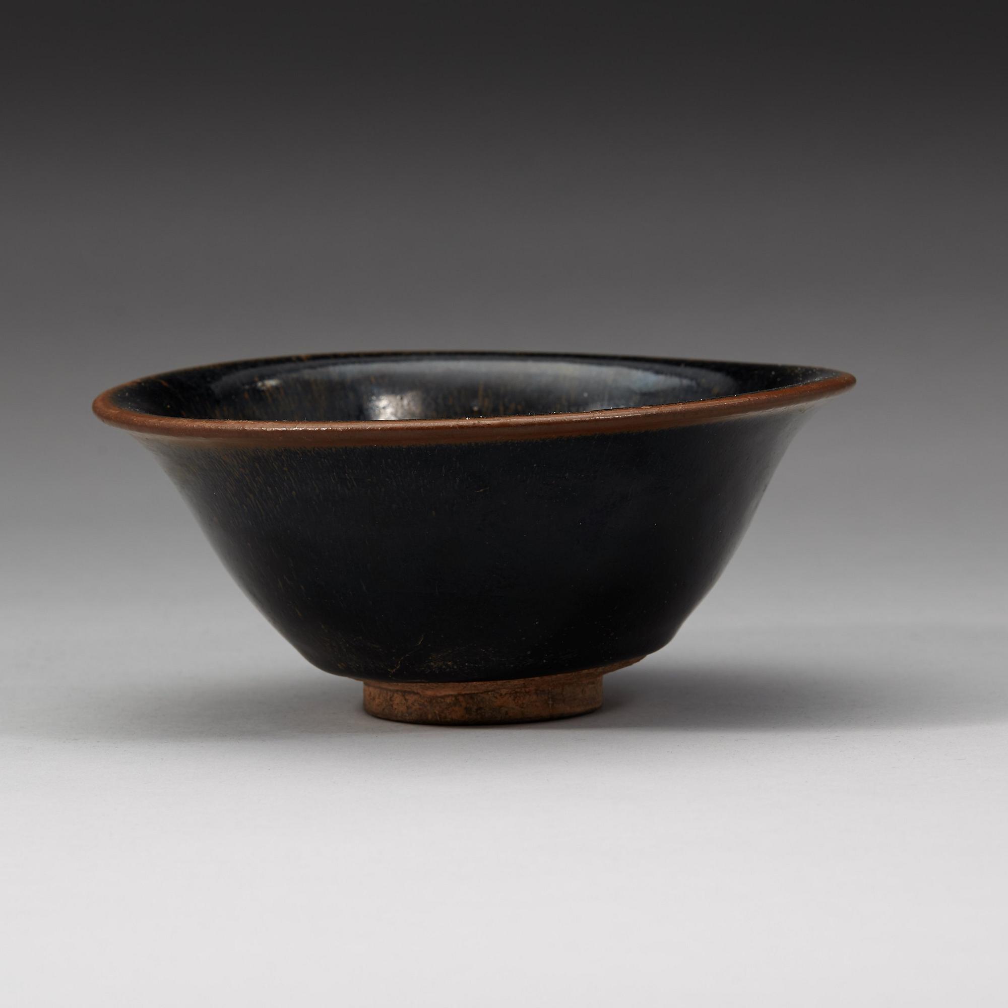 A Temmoku bowl, Song dynasty (906-1279).