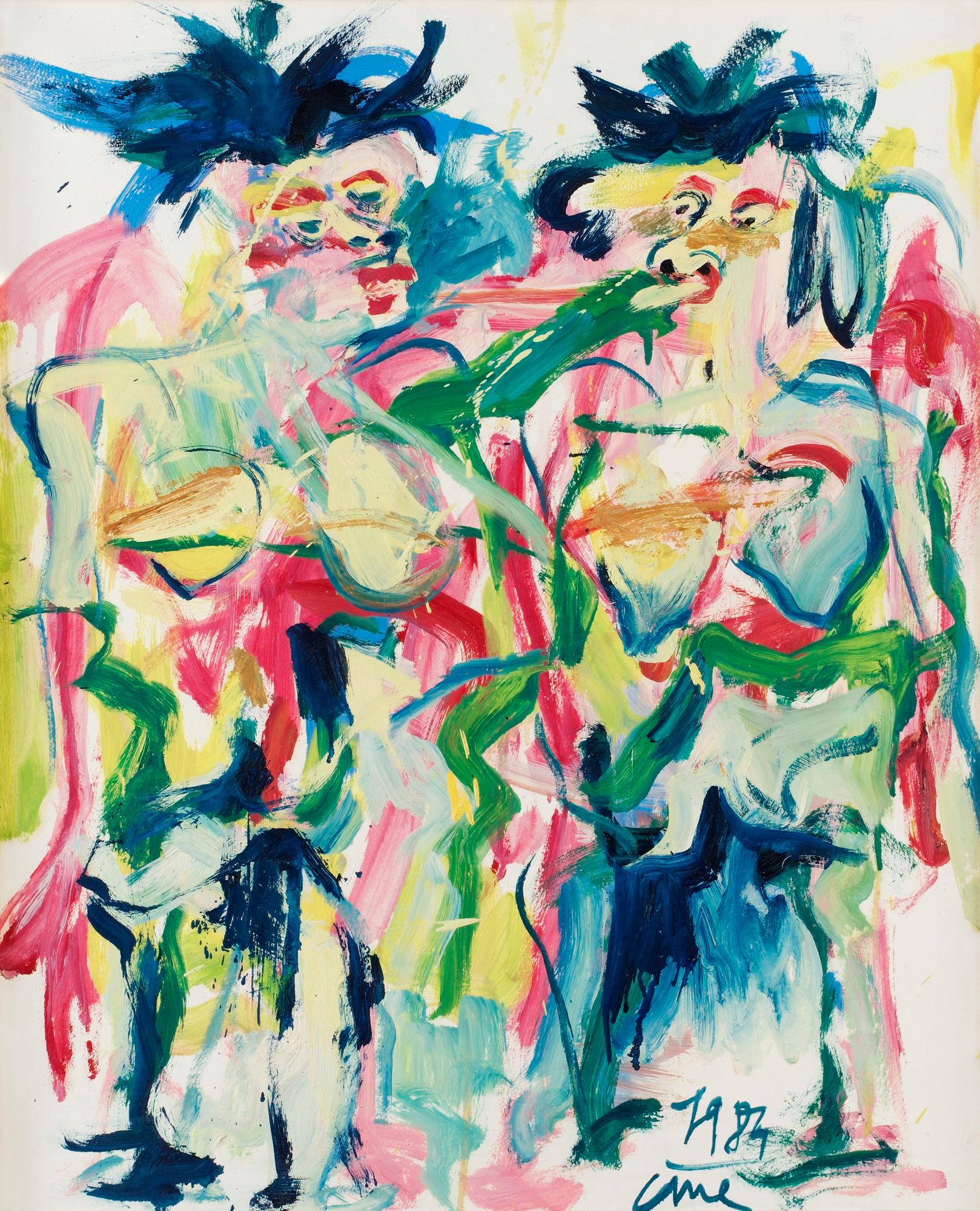 Louis Cane, "Deux femmes".