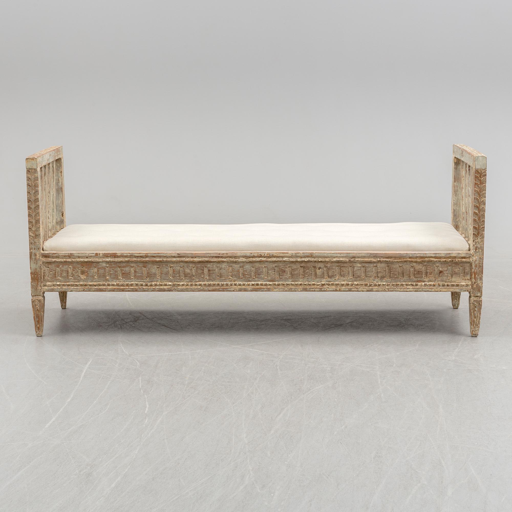 SOFFA, gustaviansk, omkring år 1800.