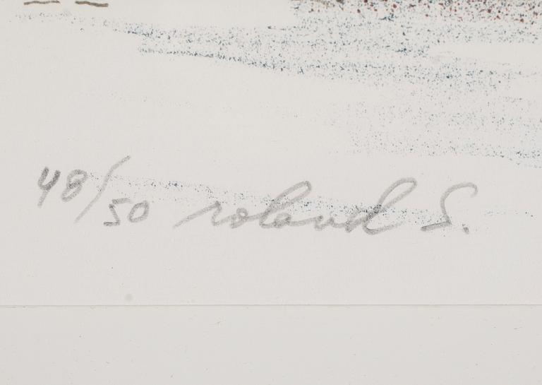 ROLAND SVENSSON, färglitografi, signerad och numrerad 48/50.