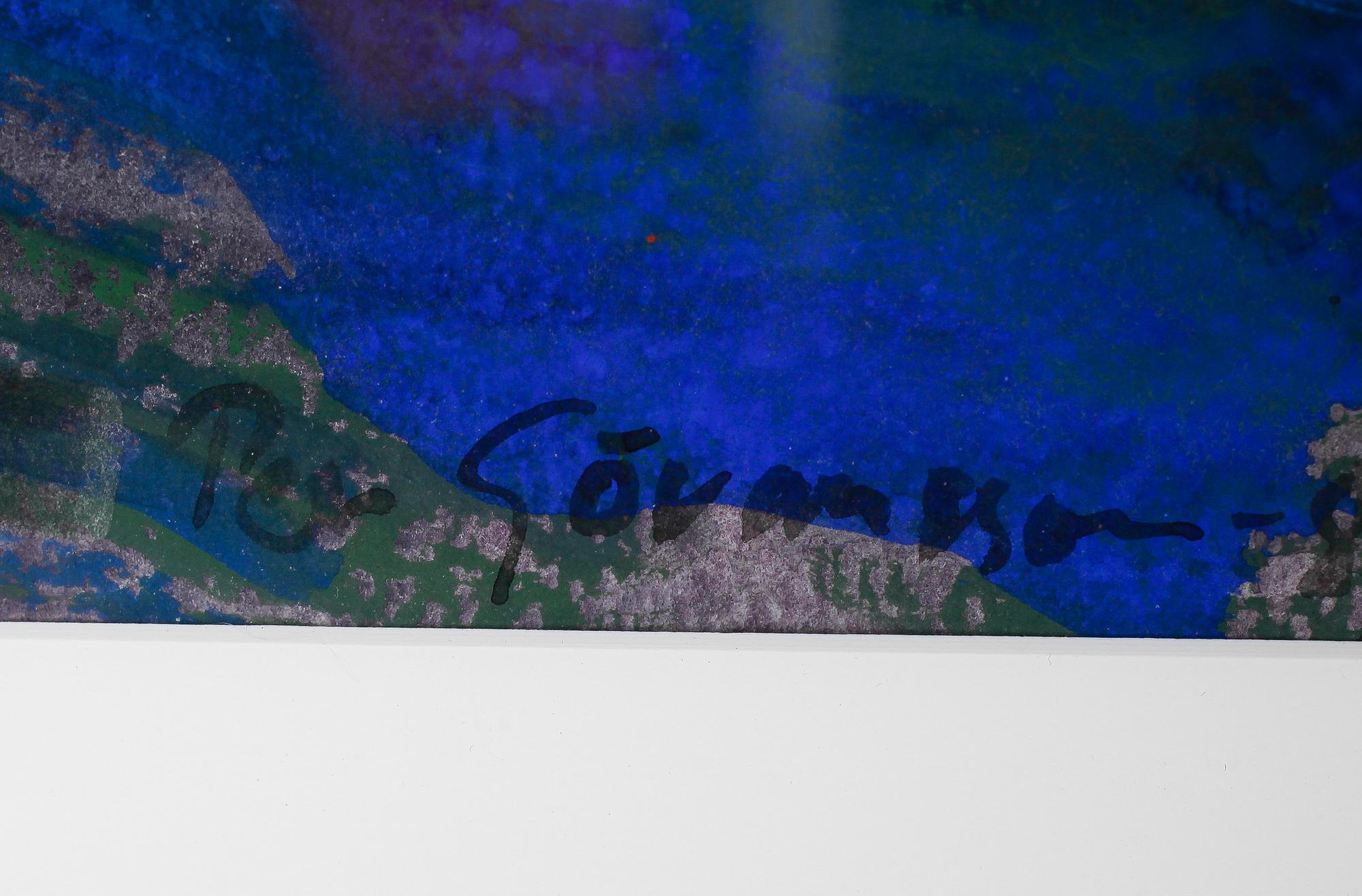 PER GÖRANSSON, gouache, signerad och daterad -89.