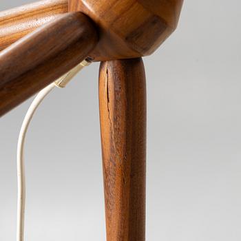 Scandinavian Modern, golvlampa, teak, 1950-tal.