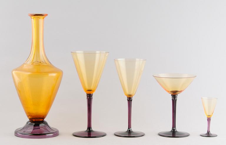 GLASSERVIS, 27 del, Murano, 1900-tal.