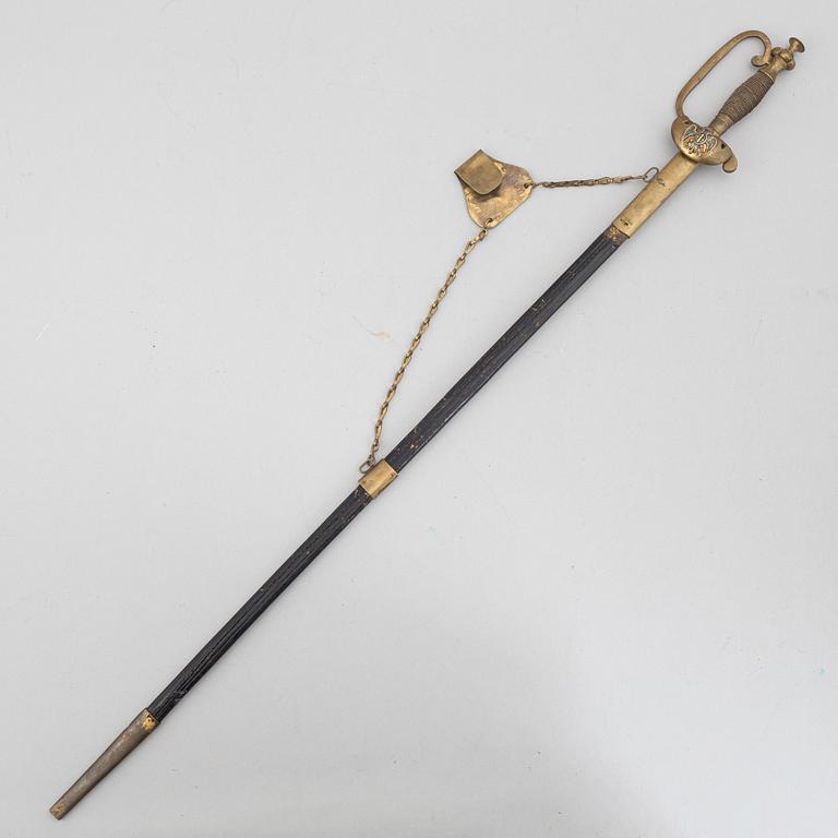 Sword, Serbian, for an officer, from around the year 1900,.