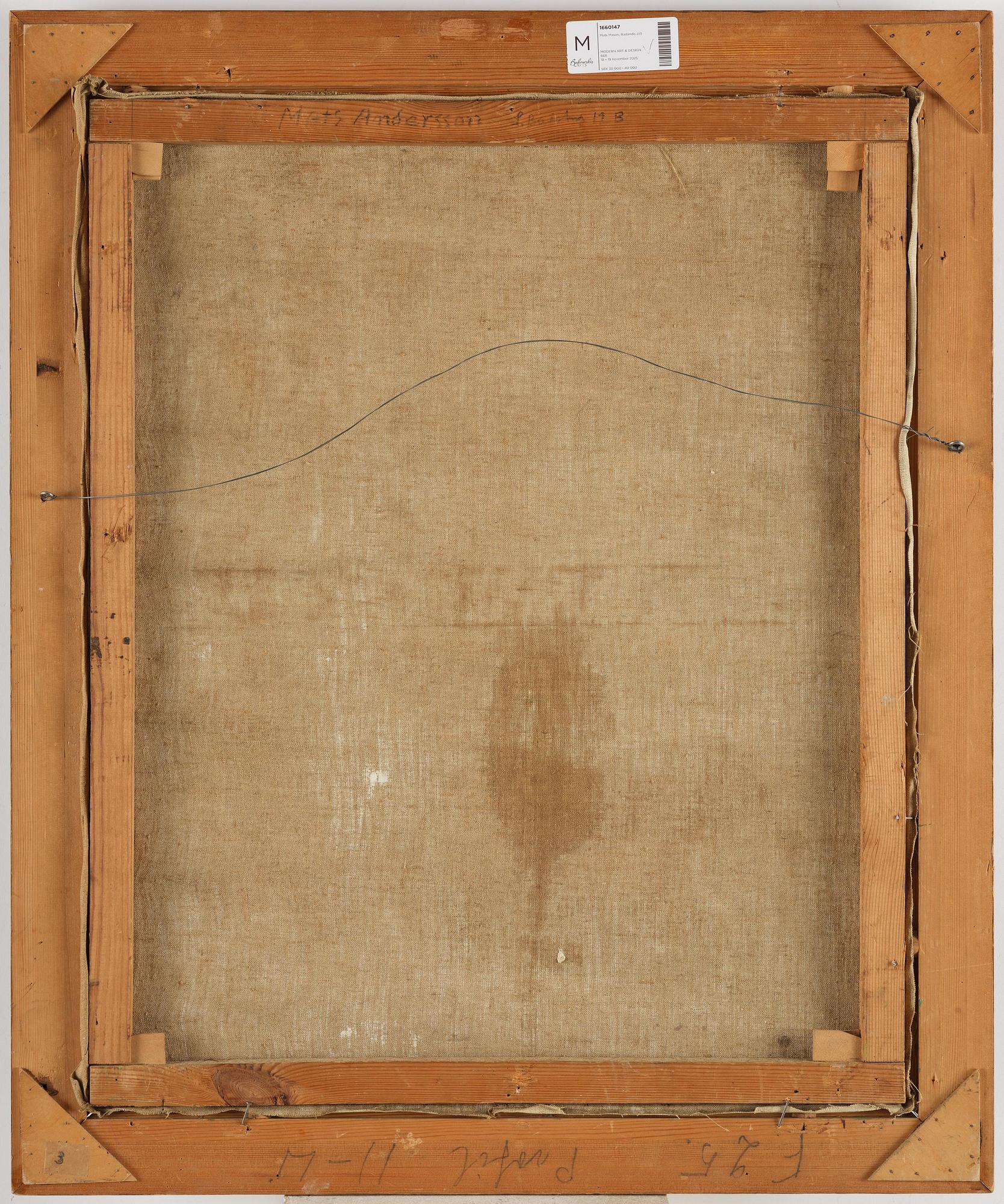 Mats Mason, Bathers by the swan pond.