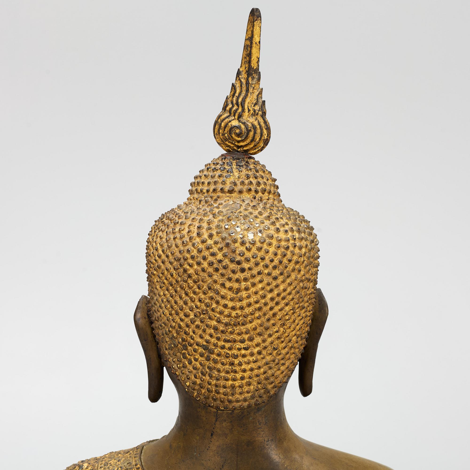 Budda, brons, Thailand, 1900-tal.