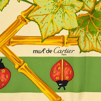 Cartier, scarf.