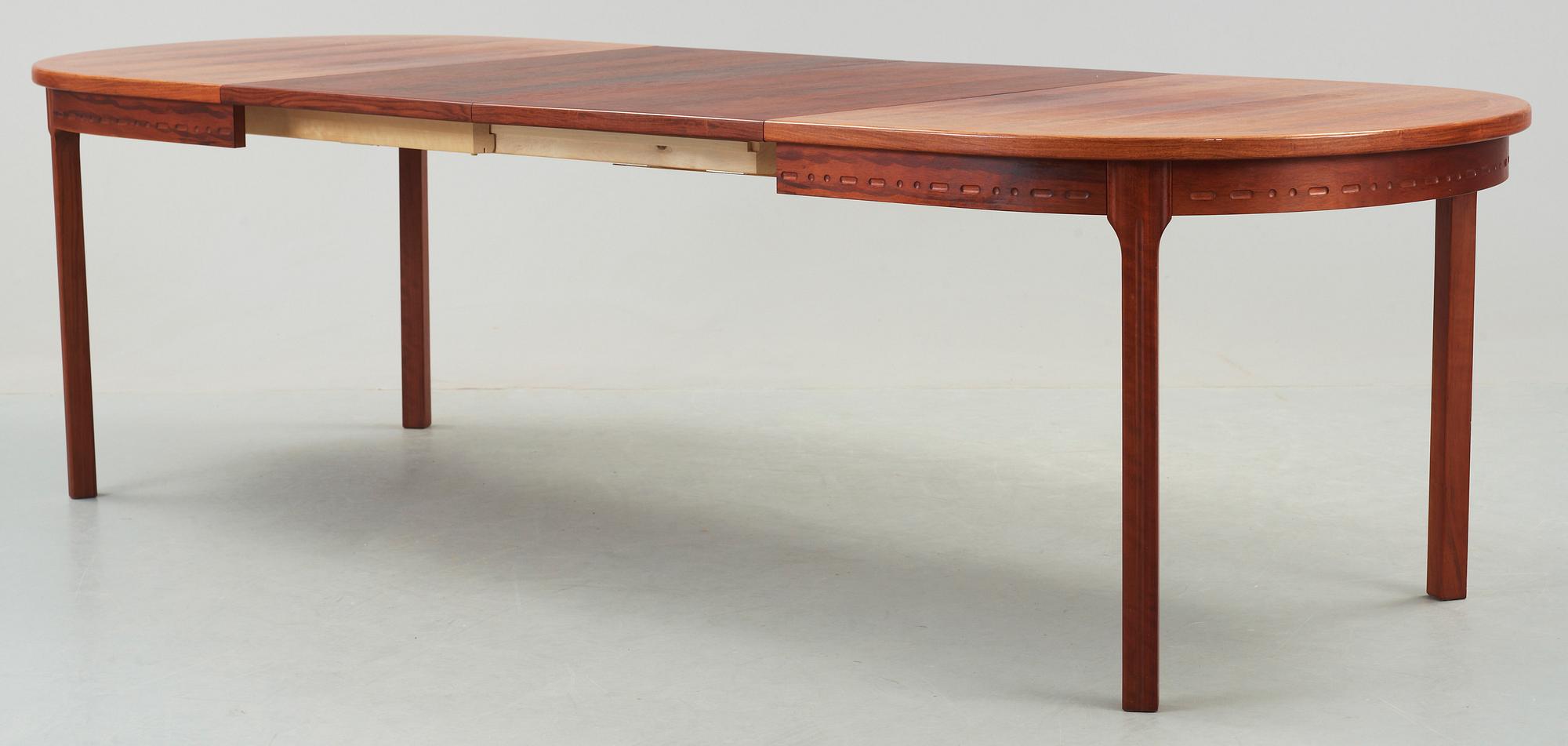 MATBORD med 2 st iläggsskivor, 1950/60-tal.
