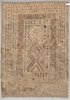 A carpet, Kilim 222 x 160 cm.