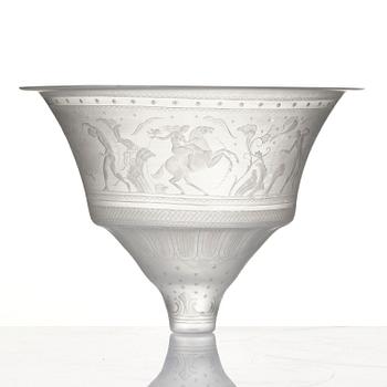 lampkupa, modell "165", Orrefors, 1920.