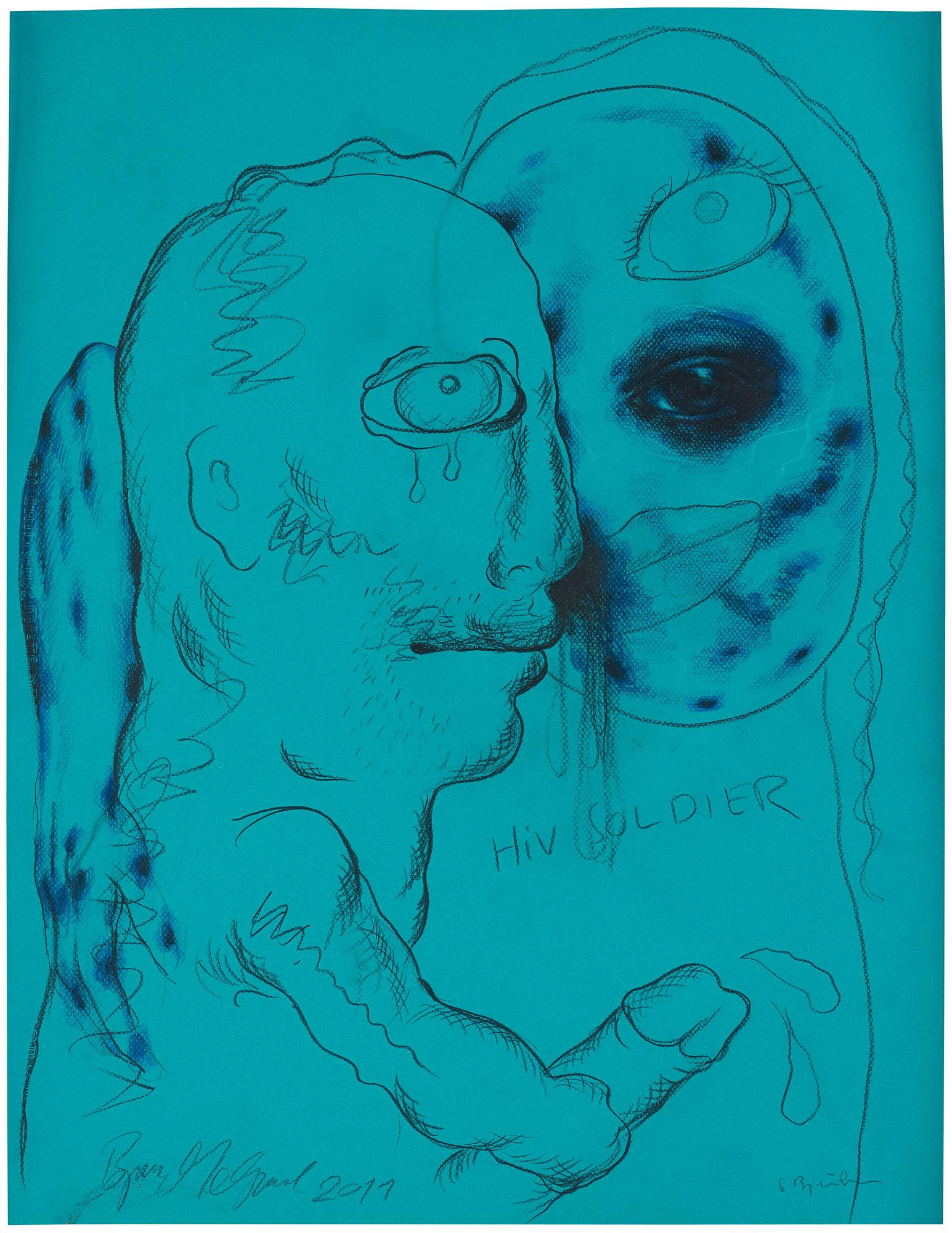 Bjarne Melgaard & Sverre Bjertnaes, "HIV Soldier".