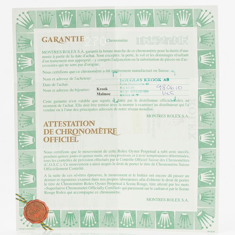 Rolex, Oyster Perpetual, Datejust, wristwatch, 26 mm.