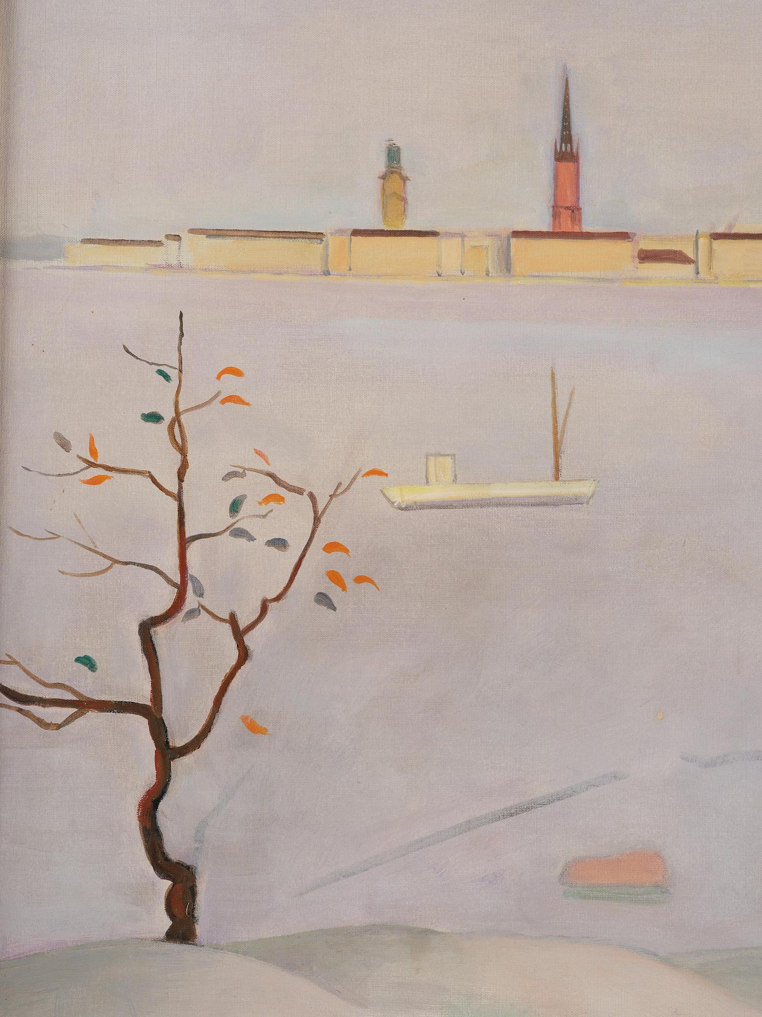 Einar Jolin, "Stockholm från Långholmsparken I".