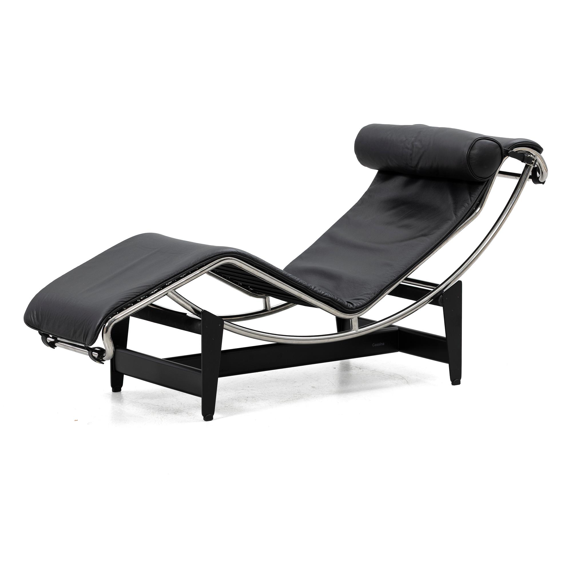 Charlotte Perriand & Le Corbusier, vilstol, "LC4", Cassina, Italien.
