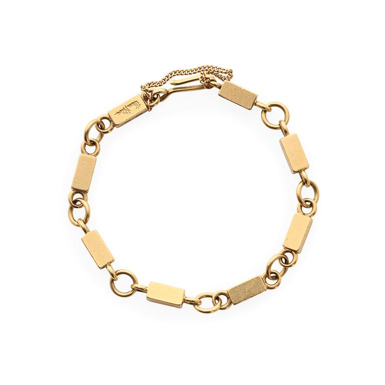 A Wiwen Nilsson 18k gold  bracelet, Lund 1970.