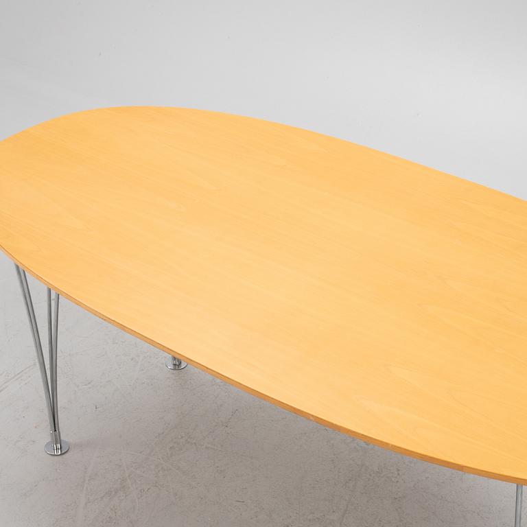 Bruno Mathsson & Piet Hein, a "Superellips" dining table, Bruno Mathsson International, Sweden.