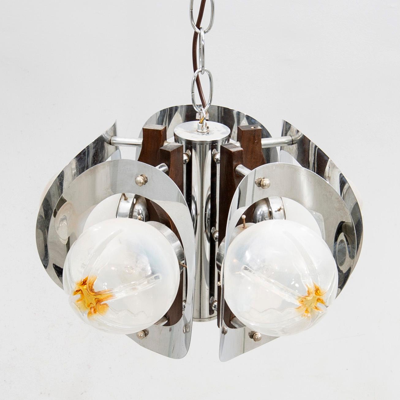 Chandelier, Mazzega, Murano, Italy, second half of the 20th century.