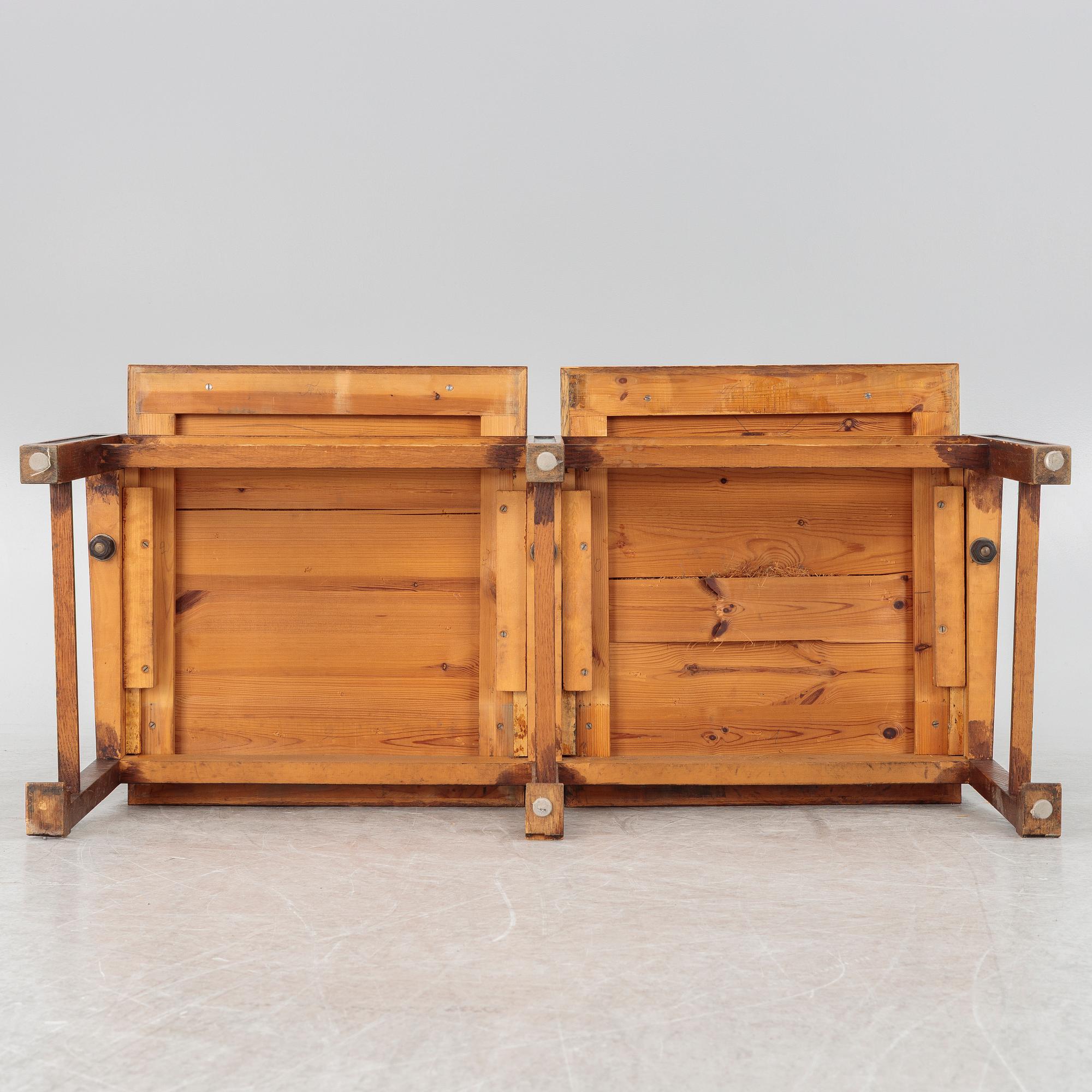 Bänk, 1900-talets början.