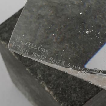 BERTIL VALLIEN, skulptur, glas, Limited Edition 500, signerad och numrerad 7171011.