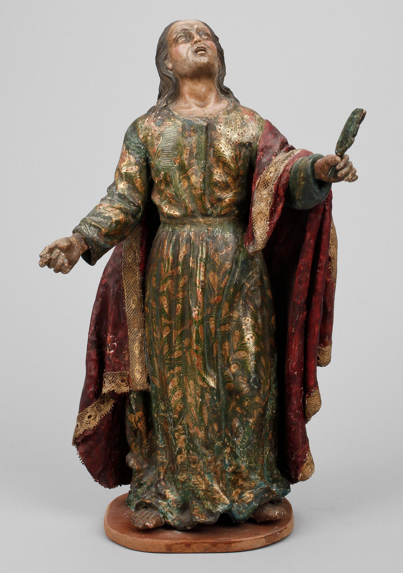 SKULPTUR, blandteknik, 1800/1900-tal.