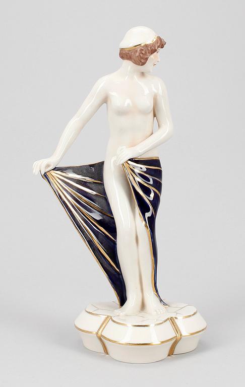 FIGURIN, porslin, art deco, Royal Dux.