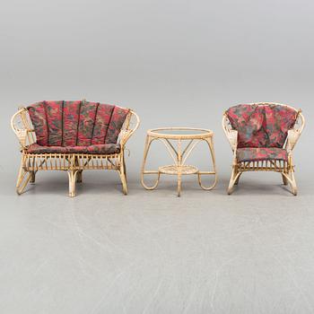 TRÄDGÅRDSMÖBEL, 3 delar, 1900-talets andra hälft.