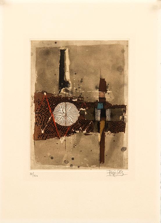 Johnny Friedlaender, 2 works Untitled.