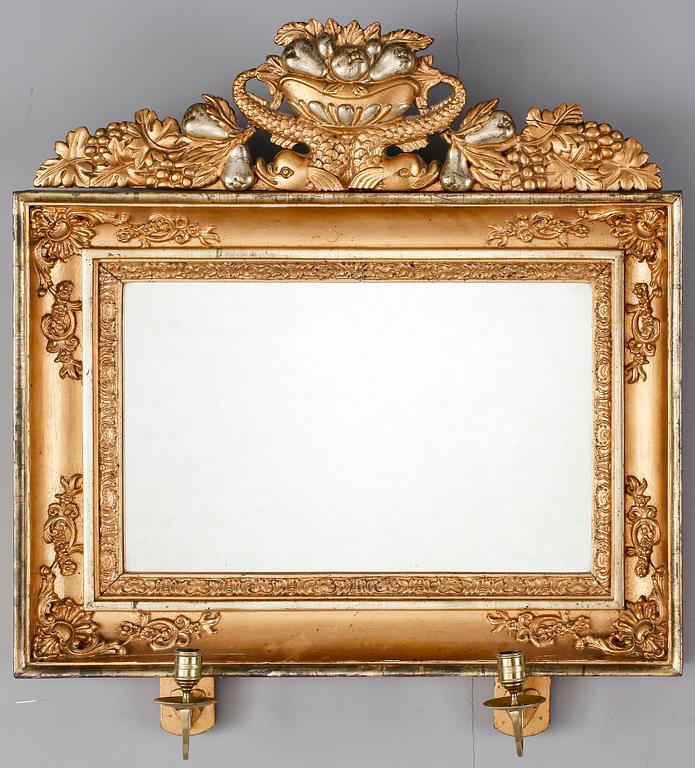 SPEGELLAMPETT, senempire, 1800-talets mitt.