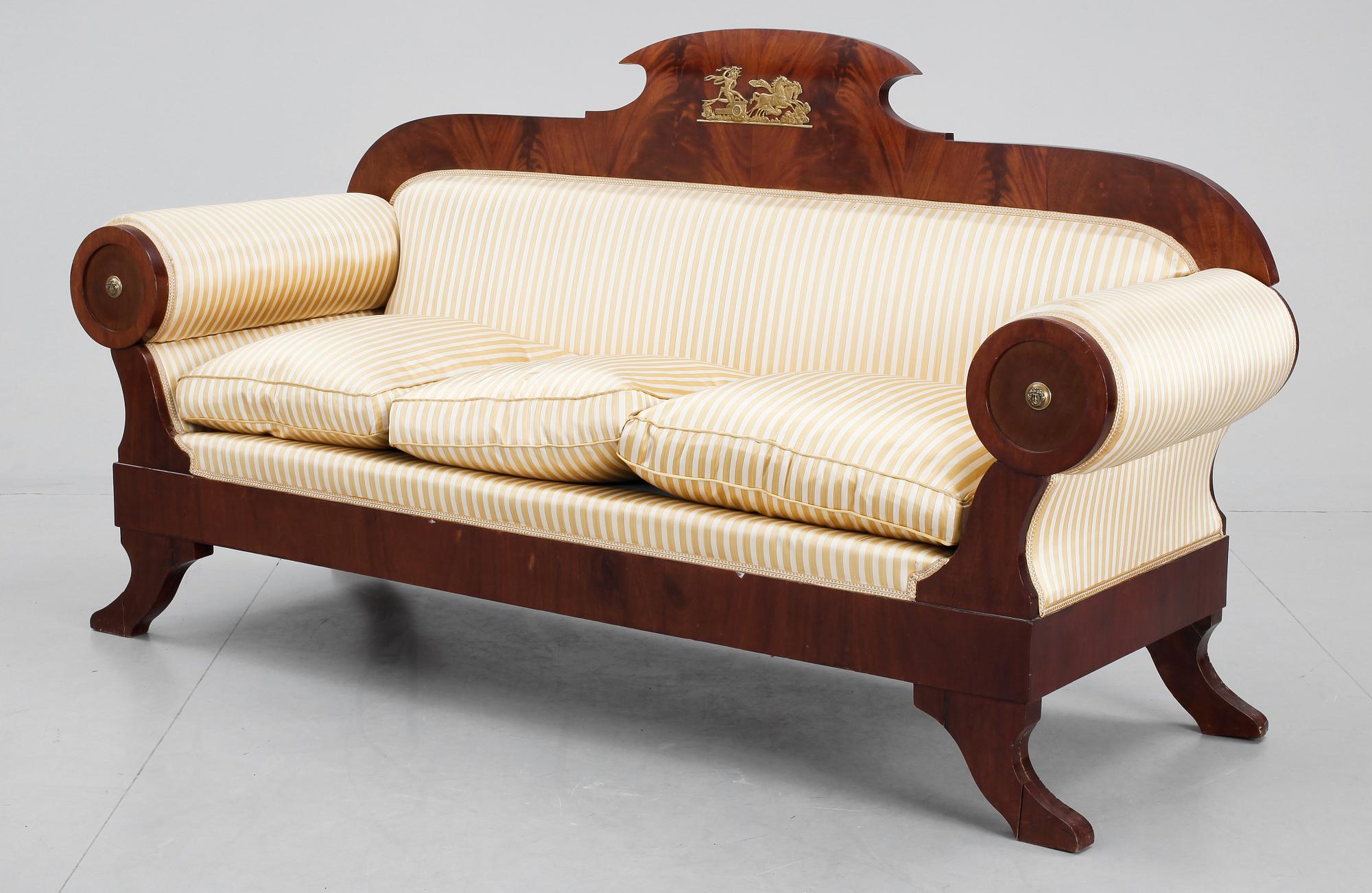 SOFFA, empire, 1800-talets första hälft.