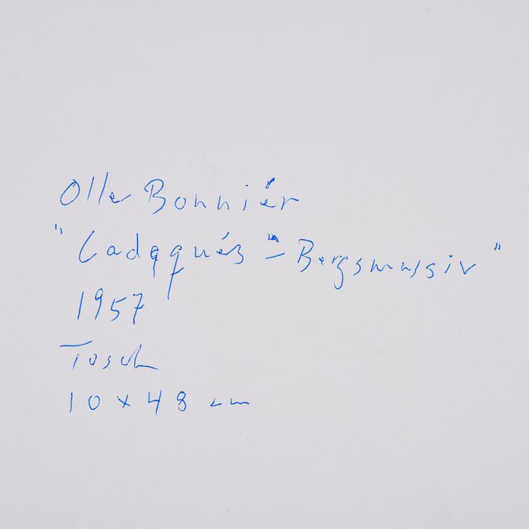 Olle Bonniér, "Cadaqués - Bergsmassiv".