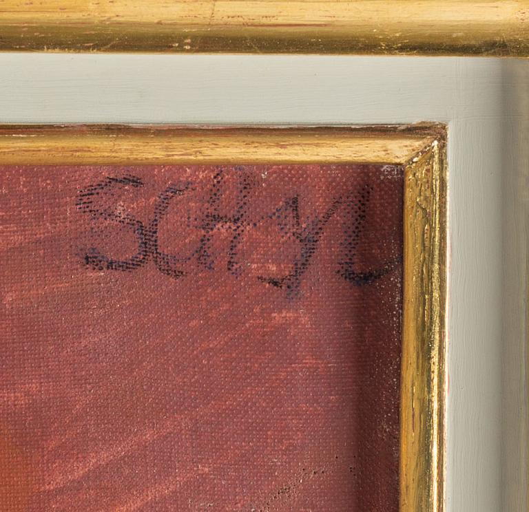 JULES SCHYL, olja på duk, signerad, utförd 1953.