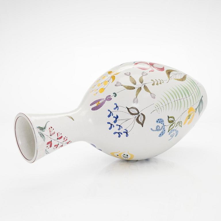 Stig Lindberg, vase and two mirrors, earthenware vase, Gustavsbergs studio.