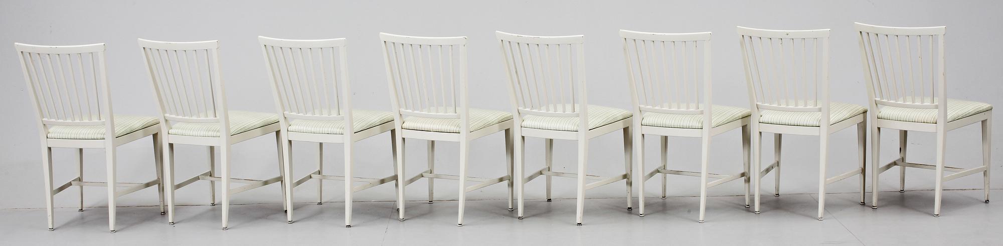 STOLAR, 8 st. "Vardags", Carl Malmsten.